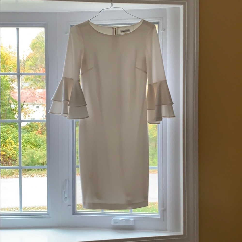 Calvin Klein White Dress Size 8